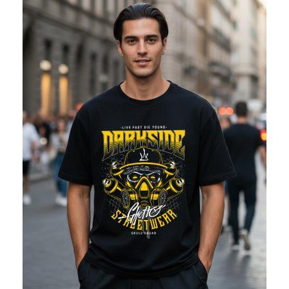 Pánské Oversize Tričko S Krátkým Rukávem Ghetto prsa Model